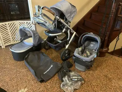 Uppababy Vista stroller (Mesa car seat), View more