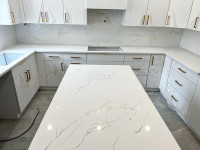 Affordables Quartz Countertops, Kitchen Backsplash and Cabinets