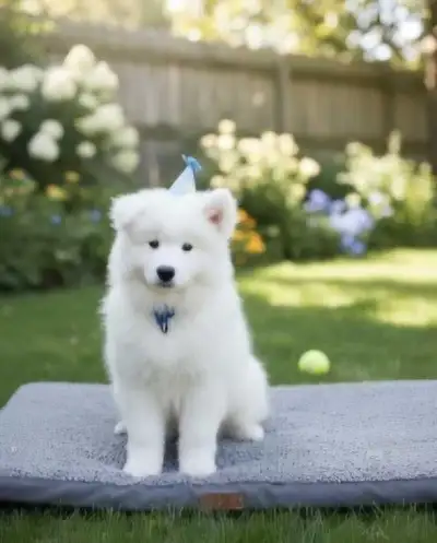 Beautiful Samoyed Puppy Ready for a Loving Home, View more