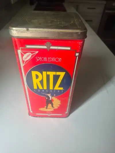 Christies Ritz 1980 cracker tin, View more