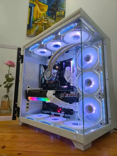 This is AN AWESOME GAMING PC!! This PC can play at 1080p settings REALLY WELL!!! DELIVERY AVAILABLE...