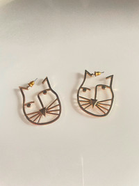 Cat Earrings from Mod Cloth