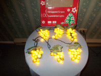 Special Decorative Lights: 6 grapes with 100 lights. $15