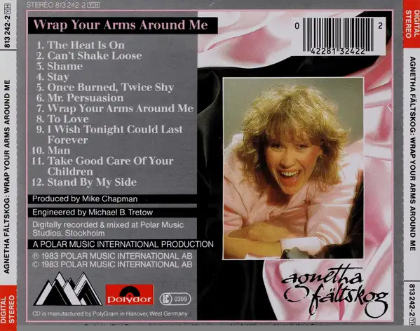 AGNETHA FALTSKOG ABBA Wrap Your Arms Around Me 1983 CD Original in CDs, DVDs & Blu-ray in City of Montréal - Image 3