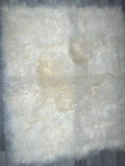 MONGOLIAN Wool Throw Rug, View more
