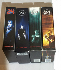 24 - the TV series - seasons 1 to 4 on DVD