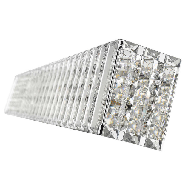 Vanity Light LED Crystal Chrome 5-light in Indoor Lighting & Fans in Kitchener / Waterloo - Image 3