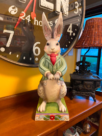 2008 Large 21" Jim Shore Bunny Rabbit Figurine Home Decor