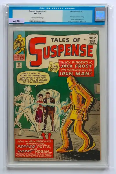 Tales of Suspense 45 in CGC 8.5 and TOS 47 in CGC 8.5 Comics, View more