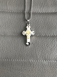 Silver Cross Necklace 