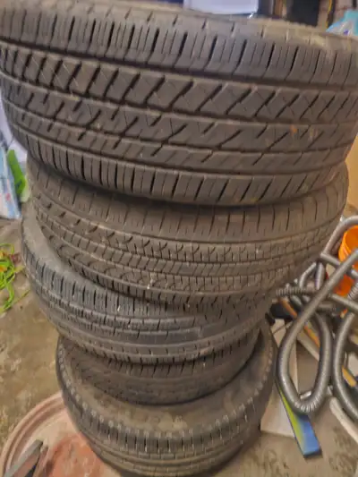Selling 2 different sets of snow tires and all season tires availabile for sale .sold my suv and don...
