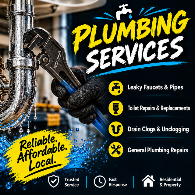 Licensed Plumber Available for Small Plumbing Jobs & Repairs