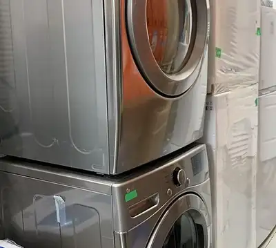 LG Washer & Dryer Set – Heavy Duty + FREE Stacking Kit – $1,500!, View more