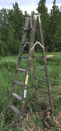 Wooden Ladder VINTAGE. I have MANY wooden ladders.