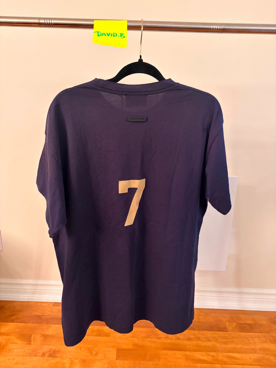 Fear of God, Fear of God seventh collection Vintage Navy “7” t-shirt sz Med