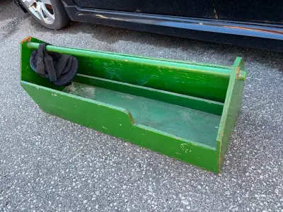 VINTAGE CARPENTERS LARGE TOOL BOX, View more