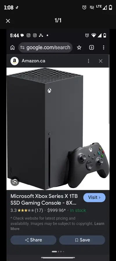 Xbox series x 2 controllers rechargeable battery, View more