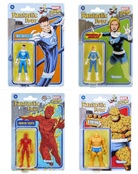 Marvel Legends 3.75 Retro card Fantastic Four Action Figures