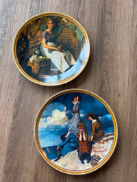 Vintage Collectible Norman Rockwell Plates