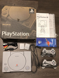 Japan PS1 BUNDLE Sony PlayStation 1 console SCPH-1000 + games
