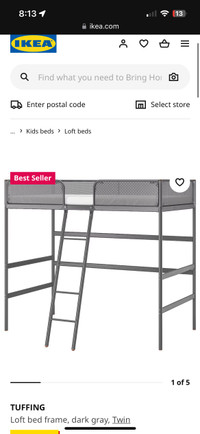 IKEA bunk bed and mattress 