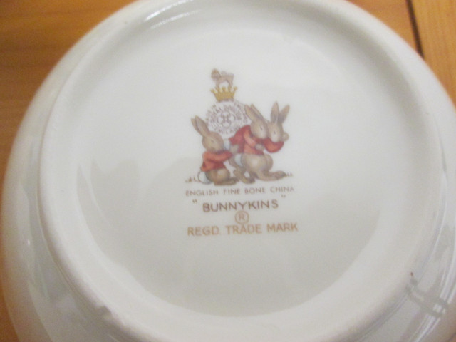 Vintage Bunnykins Dishes dans Vaisselle et articles de cuisine  à Ville d’Edmonton - Image 3