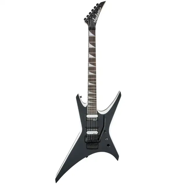 Jackson JS32 Warrior Electric Guitar - Black w/ White Bevels in Guitars in Kingston - Image 2