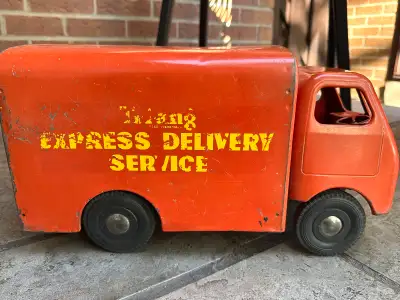 Tri-ang Pressed Steel Delivery Service Truck, View more