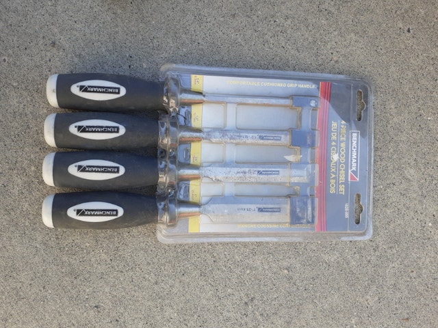 Benchmark 4 piece wood chisel set Hand Tools Calgary Kijiji