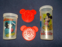 Tupperware-Disney Mickey Mouse Tumblers with lids