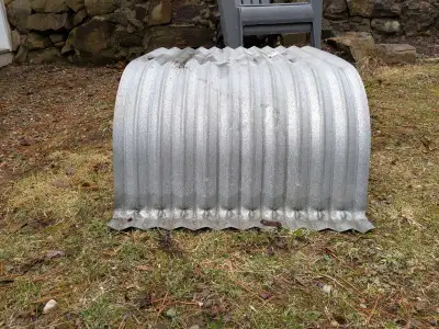 Currogated galvanized steel window well, View more