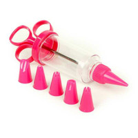 Piping decorating tool with 6 nozzles