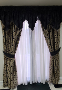 Curtains with Rails for Sale