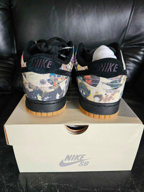 Nike x Supreme Rammellzee SB Dunk Low Size 10.5 in Men's Shoes in Markham / York Region - Image 4