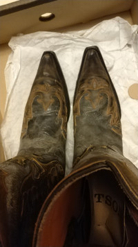 Cowboy boots snip toe