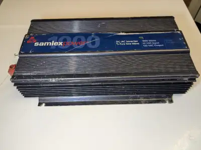 Inverter 24V to 110V Pure Sine Wave 1000W - Works great, View more