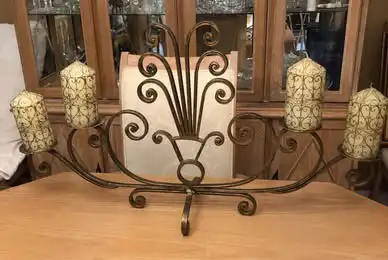Wrought Iron Candelabra, View more