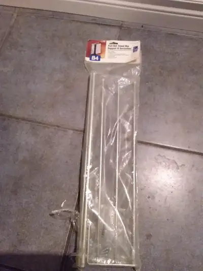 Pull-out Towel bar.For kitchen cabinets,Side mounts.Btand  new., View more
