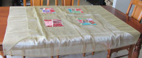 Nappe décoratif en Organza tablecloth champagne color