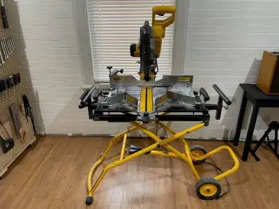 DEWALT 12" Double Bevel Compound Sliding Miter Saw with Stand, View more