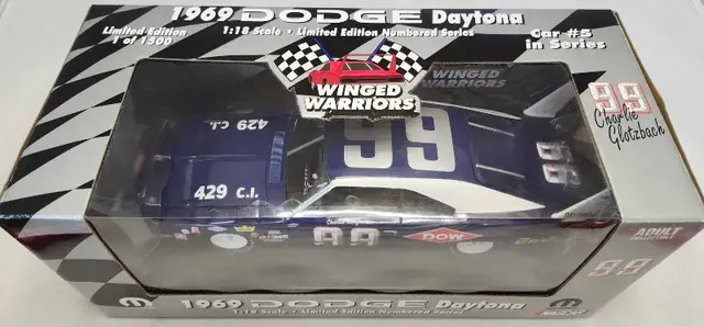 1969 Dodge Charger Daytona Nascar Mopar Hemi 1:18 Diecast Rare in Arts & Collectibles in Kawartha Lakes - Image 11