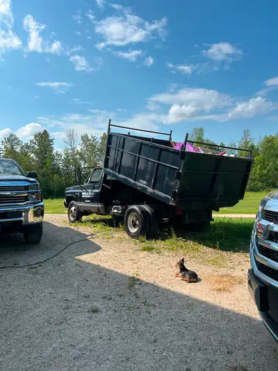 * Great project Truck * Needs Work * Hydraulic Dump works great * 350 Chev manual transmission (ran...