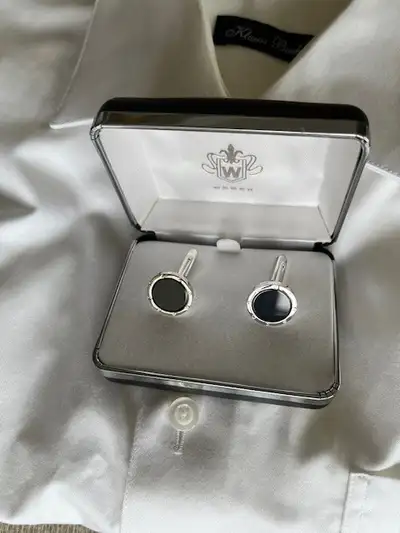 Cufflinks - Genuine Onyx - High Quality, View more