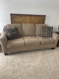 Couch with love seat w/pillows