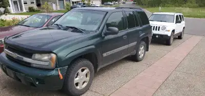2003 Chevy trailblazer 265500 km. AWD 6 cylinder. Used as in town driver. Good in winter. Has some i...