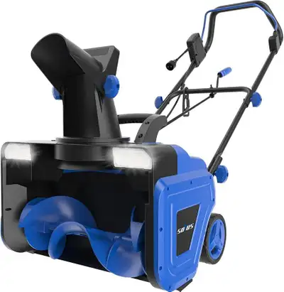 20” Corded Electric Snow Blower – Lightweight & Powerful, View more