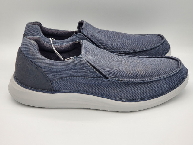 Mens shoes laceless blue size 12 brand new/souliers hommes neuf in Men's Shoes in West Island - Image 2