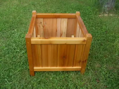 Western Red Cedar Flower Boxes, View more
