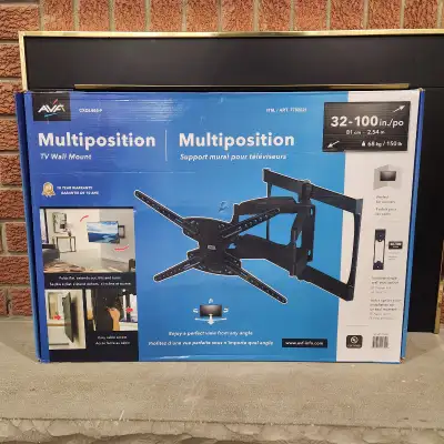 AVF Multi-position TV Wall Mount for 32 in. - 100 in. Flat Panel, View more