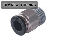 ne 10 x 44.175 Topring AIR VAC 1/2"x 1/4" NPT POLYMER  CONNECTOR